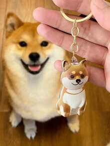 Transparent Dog Hair Storage Box, Pet Hair Memorial Pendant, Cute Dog Pendant, Attractive Pendant Decorative Memento, Transparent Plastic Pet Hair Collection Container With Cute Animal Pendant, Portable Home/Car/Travel Hair Collection Bag, Pet Owner Accessory - Multicolor - View 6