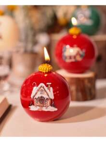 Bombka choinkowa w kształcie płatka śniegu, bałwanek, dom, bombka świąteczna w stylu Ins, dekoracja choinkowa, świeca zapachowa, wystrój domu, dekoracje świąteczne, wystrój pokoju, prezenty świąteczne