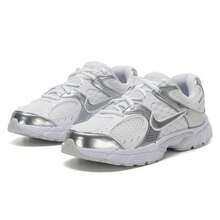 Nike Women's Casual Shoes V5 RNR (GS) Sneakers, Lightweight Comfortable Travel Shoes, HQ6411-103 - Silver/white - View 3