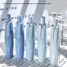 5 件/1 件渐变色按钮点胶、用于计划器的大容量修正带、带可填充墨盒的学生点胶笔、极简安静修正带 - 彩色 - 查看 3