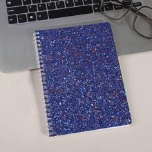 1pc A5 Colorful Sequin Spiral Notebook, Fashionable High-Quality Student Blank Journal