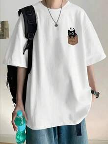 Simple Printed Fashion Street Style Men's T-Shirt