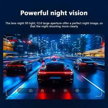 Car Dash Cam, Front End 1080P/Built-In UHD, Front And Rear Car Camera, Comes With 32GB SD Card, Night Vision, 24-Hour Parking Mode, WDR, G-Sensor, Motion Detection, Built-In Display, Motion Sensing, Gift For Men, Without Battery