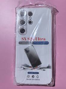 1 件透明防摔手机壳，适用于三星/苹果/红米/OPPO 智能手机，透明防摔手机壳，手机壳，手机保护套，手机壳，手机皮套，4 角防摔手机壳，透明手机壳，简约手机壳，纯色手机壳，透明手机壳，TPU 防摔手机壳（军用级防摔）防水防震防刮 - 無色 - 查看 55