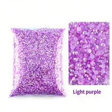 10000/5000/3000pcs/Pack AB 2-5mm Resin No-Hotfix Rhinestones Bulk Wholesale Flat Bottom Plastic Crystal DIY Glitter Cтразы Stone Rhinestone Gems, Diamond Art (Packaging Random) - Multicolor - View 22