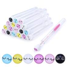 HMQ beauty 20 Makeup Brush Tubes With Dust Cover, Visible Design, Eyebrow Brush, Eyelash Brush, Growth Liquid Storage, Plastic Reusable Eyelash Extension Tool - Multicolor - View 2