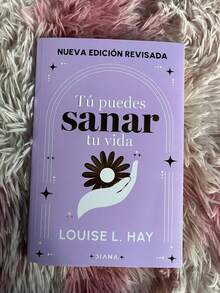 Tu puedes sanar tu vida morado: libro autoayuda "Tú puedes sanar tu vida" edición cubierta morada, autora Louise Hay, bienestar emocional y superación. - Libro único - Ver 1