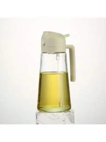 1PC 16.5oz Oil Dispenser Bottle For Kitchen - 2 In 1 Olive Oil Dispenser And Oil Sprayer - 470ml Olive Oil Bottle - Oil Sprayer For Cooking, Restaurant Kitchen, Salad, Barbecue - Multicolor - View 12
