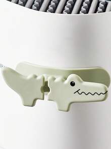 1pc Cartoon Shaped Cable Organizer, Data Cable Winding Device. Desktop Silicone Cable Organizer, No Need To Drill Holes To Store Charging Cables. Can Be Used To Organize Home & Office Supplies, Practical & Convenient. - Multicolor - View 6