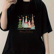 1 pieza/2 piezas/3 piezas Vinilo de transferencia de calor/Papel de planchar con diseño de árbol de Navidad - Verde, Marrón, Dorado, Rosa, Azul para decoración navideña - Para camisetas, ropa, bolsas, almohadas con plancha o lavado - Texto "Feliz Navidad" - Compatible con tela, papel, tarjetas - Esencial para manualidades navideñas, decoración navideña, personalización de ropa de fiesta, diseño alegre navideño, plano 2D