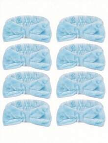 Bộ 8 chiếc băng đô spa cho nữ và bé gái, băng đô spa chấm bi hồng cho tiệc độc thân, tiệc ngủ, băng đô trang điểm chăm sóc da, băng đô rửa mặt, quà tặng độc thân cho phù dâu, phụ kiện tóc, đồ dùng học tập, phụ kiện mùa thu đông cho sinh viên, băng đô nơ cho trang phục đi nghỉ mát, khăn choàng thanh lịch cho nữ, khăn bandana mềm mại cho trang phục mùa hè. - Nhiều màu - Xem 10