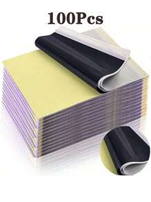 100pcs Professional Tattoo Transfer Paper Stencil Sheets,A4 Size 4 Layers For Tattoo Designs & Supplies (Temporary Tattoo Template),Ideal For Tattoo Artists, Beginners & DIY Enthusiasts,Perfect For Tattoo Practice, Permanent Makeup & Body Art,Great For Christmas Gifts & Halloween Costume Parties