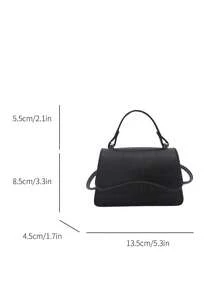 Túi xách mini nữ thời trang thu đông 2025, chất liệu PU dập vân cá sấu, kiểu dáng tối giản, thích hợp cho mua sắm và sử dụng hàng ngày, lý tưởng cho phụ nữ trẻ, sinh viên đại học, người mới đi làm và nhân viên văn phòng. Chiếc túi này hoàn hảo cho văn phòng, trường học, công việc, kinh doanh, đi lại, hoạt động ngoài trời, du lịch và những chuyến đi ngắn ngày. - màu đen - Xem 7