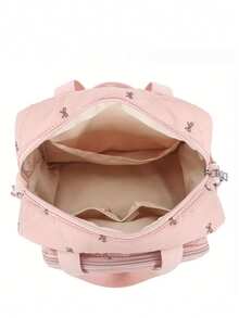 1pc INS Style Embroidered Mommy Bag, Small Handheld & Shoulder Strap Maternity Bag - Multicolor - View 3