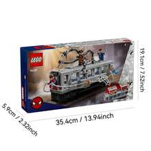 LEGO 漫威蜘蛛侠大战章鱼博士地铁场景 - 可动人偶儿童玩具 - 蜘蛛侠拼搭玩具，适合男孩和女孩，9 岁以上 - 漫威收藏品，含 4 个迷你人偶 - 生日礼物 - 76321 - 76321 - 查看 10