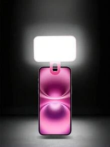 Lumière de selfie portable, éclairage pour vidéoconférence avec pince pour caméra de téléphone, lumière LED amovible pour vidéoconférence, 3 modes d'éclairage, rechargeable, portable, convient aux ordinateurs portables/téléphones/tablettes/appels Zoom/maquillage. Convient aux selfies et à la diffusion en direct, lumière portable