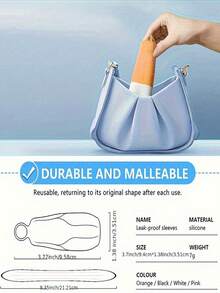 12pcs/8pcs/4pcs/1pc Silicone Elastic Travel Bottle Sleeve Leak-Proof Protective Cover, Travel Bottle Leak-Proof Sleeve, Cosmetic Hand Sanitizer Leak-Proof Protective Cover, Lotion Bottle Sleeve, Suitable For Standard Size And Travel Size Travel Bags And Carry-On Luggage (Leak-Proof Sleeve Only) - Multicolor - View 10