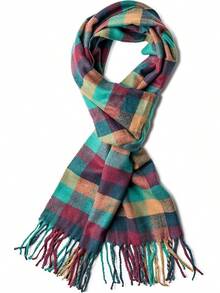 Soft Luxurious Classic Cashmere Feel Winter Scarf With Box, Cozy Warm Scarf - 多色禮盒 - 查看 4