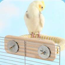 New Parrot Feeder Stand With Food Bowl, Bird Cage Accessories, Stainless Steel Feeder, Claw Grinding Stand