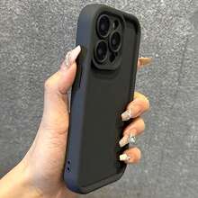 Für iPhone-Hülle mit Lanyard, Luftpolster-Technologie, stoßfester Fallschutz bis zu 6,6 Fuß - langlebige TPU-Anti-Rutsch-Griffabdeckung - Schwarz - Übersicht 4