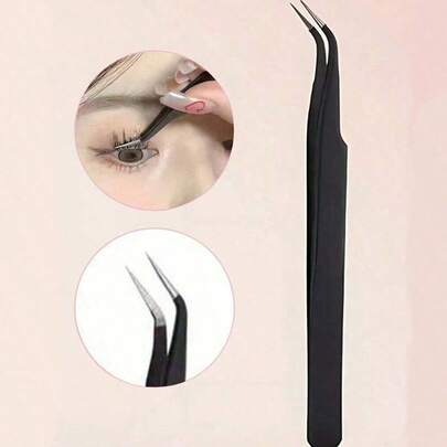 1个不锈钢睫毛夹，假睫毛夹，睫毛夹，眉镊，化妆，价格实惠，房间装饰，梳妆台，旅行，卧室，化妆配件，镊子，便宜，圣诞礼物，化妆品，化妆工具，廉价，礼物，女士礼物，圣诞礼物，赠品，旅行，便宜货，旅行必备