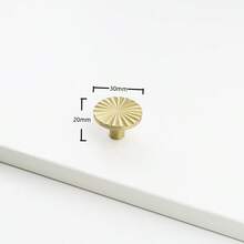 Round Brass Gold Furniture Handles For Drawers Bathroom Kitchen Storage Cabinet Pulls Wardrobe Shoe Cupboard Door Knob - Multicolor - View 11