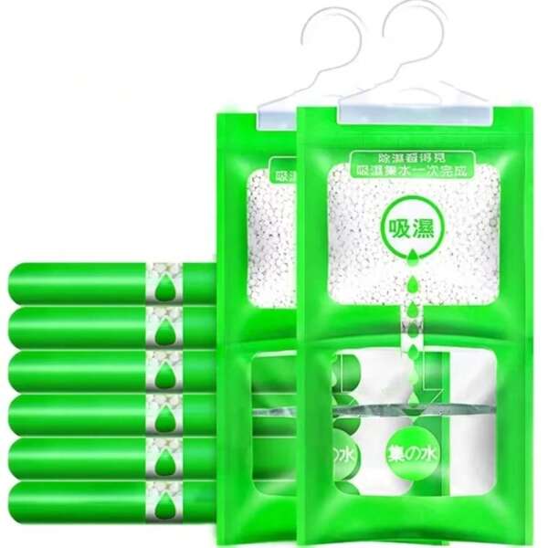 4pcs Powerful Moisture Absorbing Bags, Super Absorbent, Say Goodbye To Mold, Fresh And Dry Space, Suitable For Wardrobes, Bathrooms, Basements - Ideal Choice For Homes, Dormitories, Wardrobes