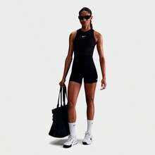 Nike Women's Nikurt Dri-FIT Tennis Shorts |  | Women Outdoor Leggings - FZ6677-010/黑/白 - 查看 2
