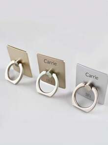 2/10pcs Customized Finger Ring Phone Grip Stand, Creative Rotating Phone Holder, Personalized Team/Couple Gift, Fun Present For Family And Friends