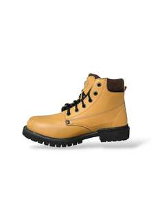 Botas militares Calzado de hombre Zaptpor industriales para hombre calzado de hombre   Liso    Cowboy    Tela    Ojales  ANUDADO  Cremallera lateral    Zapatos tend aCalzado de hombre   Vacaciones    Todas las temporadas - Camel - Ver 3