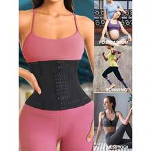 1pc Wrap Waist Trainer, Double Belt For Anti Slip, Body Shaper Corset, Effectively Tightens Belly, Easily Shapes Natural Charming Female Curves - màu đen - Xem 7