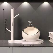 Linda entrada, sala de estar, armário de sapatos para decoração de casa, chaves, joias, carteira e armazenamento de pequenos itens, artesanato de estatueta de resina, para estante, casa, armário de escritório, escrivaninha, decoração de hall de entrada, dia das mães, decorações sazonais de formatura