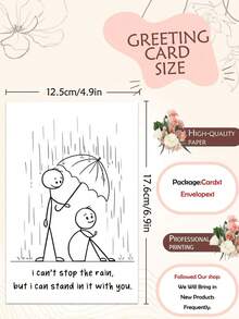 Funny Birthday Greeting Card | "All Cool People Are Born In December" Celebration Card | Humorous Christmas & Birthday Card With Envelope - Multicolor - View 8