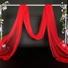 Orange Organza Chair Back Bow Decor, Organza Bow Decor Ribbon For Halloween, Weddings, Christmas, Easter, Outdoor Parties & Festivals. DIY-Friendly Bowknot For Various Holiday Decorations