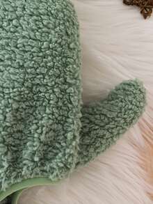 Disfraz de dinosaurio de Halloween para bebé, mono de peluche sin mangas con capucha, ropa divertida para fiesta - Verde - Ver 7