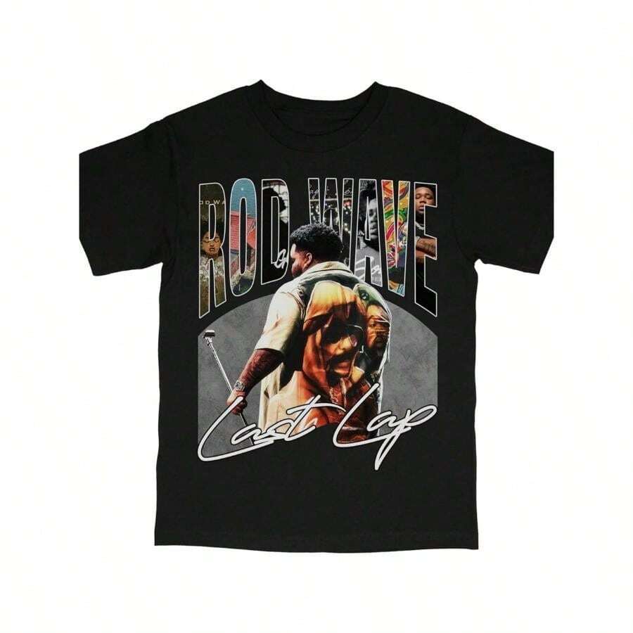 Rod Last Lap Tour 2024 Shirt Waves Vintage Streetwear Rapper Graphic Tee Shirt.