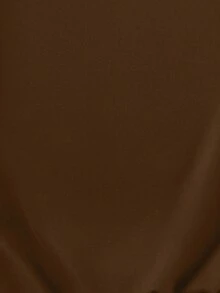 青少年男童街头涂鸦熊图案短袖宽松柔软凉爽T恤，夏季街头休闲装，男童上衣 - 棕色 - 查看 5