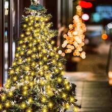 1 pezzo Luci per albero di Natale - Luci a stringa per interni, alimentate tramite USB, adatte per allegria natalizia, decorazione natalizia - Applicabile per albero di Natale, casa, festa, decorazione matrimonio - Luci LED, decorazione per tutte le stagioni, senza batterie richieste, design a lampadina a rete, lampadine in plastica resistente