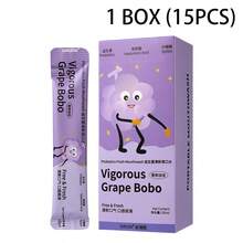 15/20支水果味漱口水，薄荷/桃子/柠檬/白桃荔枝/海盐柠檬/葡萄，一次性漱口水，口气清新剂，清新口气，去除口臭，清洁牙齿，持久有效，无酒精，易于携带，方便旅行，口腔卫生 - 彩色 - 查看 16