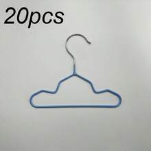 30个迷你金属宠物衣架，宠物服装收纳架，小型犬猫服装衣架 - 彩色 - 查看 13