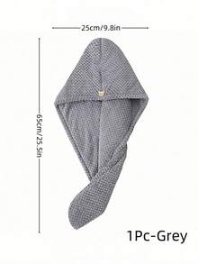 1/3 件超柔软超细纤维干发巾，搭配干发帽和珊瑚绒毛巾，超强吸水，柔软舒适，防止头发干燥和毛躁，适用于家庭、浴室、旅行、健身房、沙龙、酒店等场所，是护肤和干发的必备干发巾。 - 多色(均碼) - 查看 10