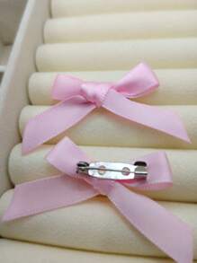 Diagonal Bow Brooch Paired With Bag, Top, Skirt, Clothing Pin, Cute, Simple And Versatile Accessory Halloween Jewelry Costume Accessories Bag Charms Office Accessories Christmas Gift