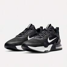 NIKE 男子 AIR MAX 缓震休闲跑鞋，型号：DM0829-001 - 黑與白 - 查看 2