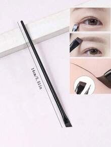 5 Precision Eye Makeup Brushes, Including Sickle Eyeliner Brush, Angle Eyeliner Brush And Eyebrow Brush Professional Eyeliner Brush, Long Handle Reversible Makeup Brush Makeup Tools, Sensitive, Delicate, Dry Skin, Easy And Beautiful Eye Makeup, Suitable For Women