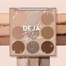Paleta de sombras de ojos Colourpop Going Coconuts - Paleta de sombras de ojos neutras de tonos fríos con acabados ultra aterciopelados y sedosos - Maquillaje de ojos de alta pigmentación con una fórmula de larga duración (0.3 Oz)