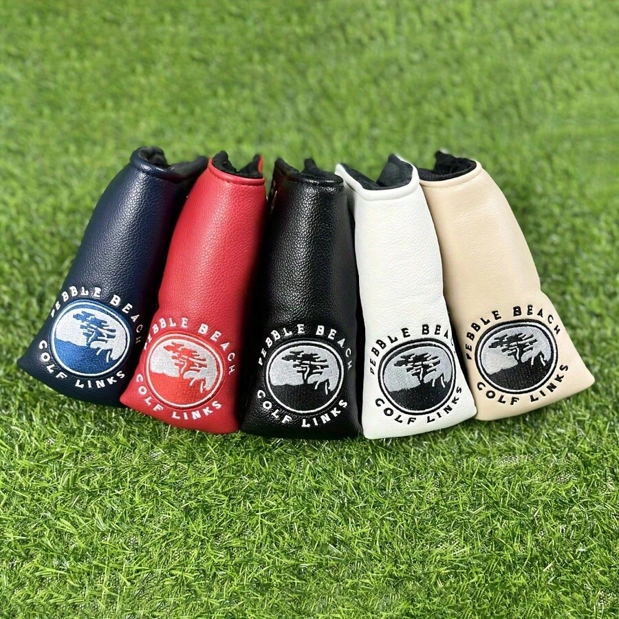 1 chiếc bao bọc đầu gậy golf, bao bọc gậy putting golf, phụ kiện gậy golf, được làm từ chất liệu chống thấm nước, bền và tiện dụng, là lựa chọn tốt nhất cho các loại bao bảo vệ. - Màu be - Xem 1