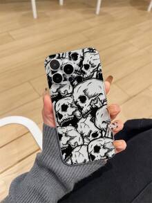 This Adorable Phone Case Features A Halloween Theme With Ghost And Pumpkin Patterns, Compatible With IPhone 17/17 Air/17 Pro/17 Pro Max, Galaxy S25 Ultra, S24 Ultra, S22, S21 Ultra, S21 FE 5G, S23, S23+, S23 Ultra, S24, A13 5G, A22 5G Series. It Provides Lens Protection And Can Be Used As A Protective Cover, Making It An Excellent Gift For Boyfriends, Girlfriends, Or Loved Ones For New Year, Christmas, Halloween, Or Valentine's Day. - Multicolor - View 1