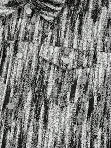 Men's Jacquard Old Money Jacket ,Fall - Black - View 10