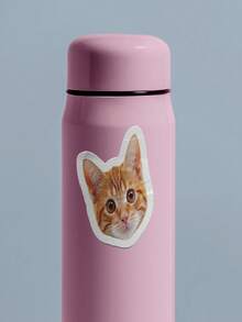 1~100pcs Custom Photo Pet Sticker Customized Name Stickers Personalized Your Pet Photo Dog Cat Name Sticker Die Cut Customizable Waterproof Vinyl Sticker For Laptop Water Bottle Phone Case Merchandise Decor Decal Stuff Gift Idea For Her Him Adults,Multi-Functional, ,Ornamental,Reusable,Exquisite,Stylish,High-Quality,Colorful,Modern,Custom,Personalized,Unique,Ideal Gifts For Him,Ideal Gifts For Her,Boyfriend,Dad,Girlfriend,Mom,Family,Friends,Tea Room,Home,Garden,Office,For Anniversaries,For Valentine's Day,For Mother's Day,For Birthdays,For Father's Day,For Graduation,For Weddings,For Housewarming,Warm Ambience, Autumn Home Refresh, Xmas Decoration,Home Harmony,Office Decor - White - View 9