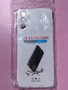 1 件透明防摔保护壳，适用于三星/苹果//红米/OPPO 手机，透明防摔手机壳，手机保护套，简约手机壳，纯色手机壳，TPU 防摔手机壳（军用级防摔）防水防震防刮